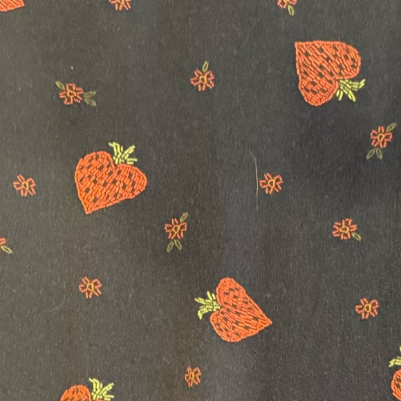 FARM Rio Anthropologie Strawberry Print Wide-Leg Pants - Picture 12 of 13